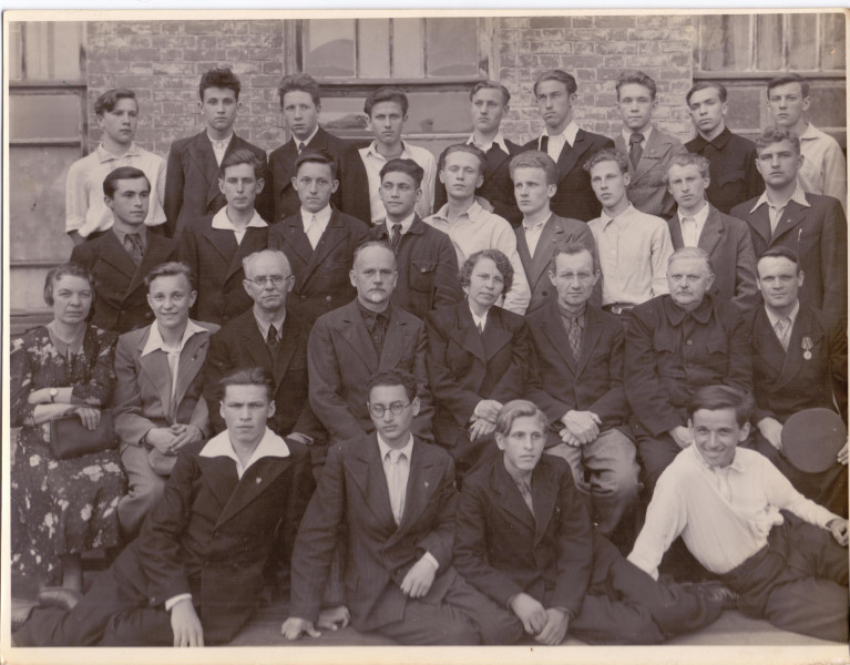 10Б класс 4-й мужской средней школы. 2 июля 1946 года.